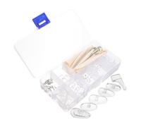 LOLIPPYY Kit de Reparación de Gafas con Plaquetas Nasales de Silicona Antideslizantes Soporte Nasal para Monturas y Gafas de Sol Tornillos Incluidos Reposición Cómoda y Duradera