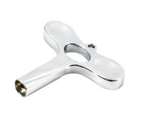 LOLIPPYY Llave para Afinador de Instrumentos de Percusión Cromada, Herramienta Metálica Ligera para Accesorios de Percusión, Diseño Compacto y Seguro, Adecuado para Teclas de Percusión