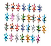 LOLIPPYY - Lote de 30 colgantes de aleación de Gecko para hacer joyas, colgantes de animales, para pulsera y pendientes de bricolaje