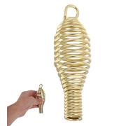 LOLIPPYY Mango de Resorte para Chimenea de Acero Inoxidable, Mango Resistente al Calor para Estufa y Barbacoa, Empuñadura Cómoda en Forma de Torre, Repuesto 1 Pieza para Uso Seguro