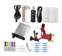 LOLIPPYY Máquina De Tatuar Rotatoria Profesional Kit Completo Motor De Tatuaje Estable Compacto Color Rojo Portátil Para Aprendiz Uso Artístico Tatuadores