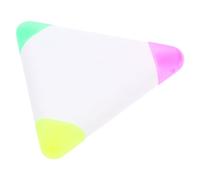 LOLIPPYY Marcadores Fluorescentes Triangulares Multicolor para Artistas, Bolígrafos de Grafiti Pequeños, Resaltadores para Lectura de Libros, Material de Arte Escolar y Oficina (1 Unidad)