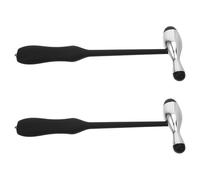 LOLIPPYY Martillo Neurológico Médico 2 Unidades con Cabeza Redonda de Aleación de Zinc y Mango ABS Ergonómico para Diagnóstico Clínico y Examen Ortopédico Profesional