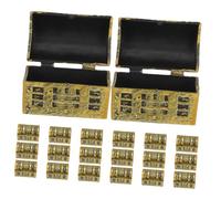 LOLIPPYY Mini Cofre Del Pirata Pequeño 3,7 Cm Plástico Resistente Decoración Para Fiestas y Acuarios Set De 20 Unidades