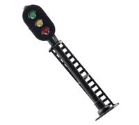 LOLIPPYY Modelo de Luz de Señal de Tren Miniatura Amarilla, Decoración para Maquetas Ferroviarias, Lámpara de Semáforo Pequeña para Dioramas y Paisajismo, Accesorio para Modelos de Trenes