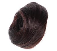 LOLIPPYY Moño Postizo de Resistente para Mujer Moño Hanfu Extensible para Fiestas y Cosplay Color Marrón Oscuro