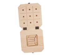 LOLIPPYY Montessori de Juguetes Sensoriales de Madera para Tabla Táctil Giratoria con Cilindros para Entrenamiento Motriz Fino Estimulación del Equilibrio y Habilidades Cognitivas Educación