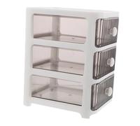 LOLIPPYY Organizador De Maquillaje Transparente Cajones Caja De Almacenamiento Portátil Para Cosméticos y Joyería Para Encimeras y Baños