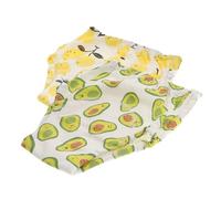 LOLIPPYY Pantalones De Aprendizaje Para Bebés Algodón Transpirable 2 Piezas Niño Niña Entrenamiento Absorbentes Ropa Interior Para Aprender a Ir Al Baño Talla 110 Color Limón y Aguacate