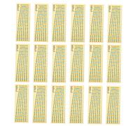 LOLIPPYY Pegatinas de Escala para Diapasón de Guitarra Acústica y Eléctrica, 20 Piezas para Principiantes, Calcomanías Prácticas de Notas para Aprender y Dominar Acordes Fácil y Rápido