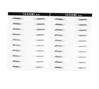 LOLIPPYY Pegatinas Para Cejas 10 Pares Tamaño Estándar Impermeables Hombres Parches Para Cejas Artificiales Para Maquillaje Diario