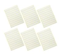 LOLIPPYY Pegatinas para Uñas de Doble Cara Transparentes 6 Láminas para Soporte y Decoración de Puntas Francesas Adhesivo sin Marcas para Manicura Profesional y Uso en Casa