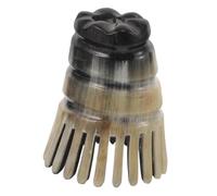 LOLIPPYY Peine De Masaje De Cuerno Natural Peine Para Masaje Del Cabelludo Guasha Para Relajar Tensión Muscular Cuello y Cabeza Después Del Champú