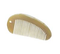 LOLIPPYY Peine Perforador Portátil de Cuerno de Antistático para Masaje y Cuidado Capilar Diseño Duradero y Práctico para Profesional y Doméstico