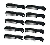 LOLIPPYY Peines Para Barba y Bigote 10 Unidades Mini Plástico Resistente Para Hombre Peines De Bolsillo Dientes Finos Cuidado Facial Viaje Portátiles