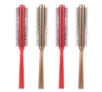 LOLIPPYY Peines Redondos Profesionales para Peinar Cabello 4 Unidades Herramienta de Peluquería para Masaje Cuidado del Cabello Liso Rizado y Grueso Uso Diario y Salón Color Aleatorio