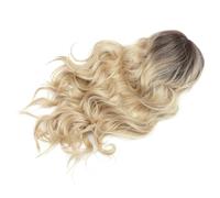 LOLIPPYY Pelucas Largas Con Flequillo Peluca Ondulada De Estilo Europeo Para Fiesta Diaria Larga Sintética