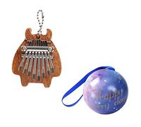 LOLIPPYY Piano De Pulgar Mini Kalimba De Teclas Instrumento Musical Portátil Principiantes Para Aprender Tocar Casa Escuela
