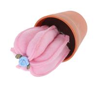 LOLIPPYY Pin Cushion For Sewing With Abs And Nonwoven Fabric Portable Potted Cactus Needle Holder For Embroidery And Quilting Travel-friendly Compact Organizer