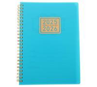 LOLIPPYY Planificador Diario 2025-2026 A5 Cuaderno de Gestión del Agenda de Citas Semanal y Mensual Color Verde Claro 257-266 Cuaderno Planificador Pequeño para Trabajo Estudio y