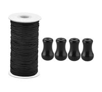LOLIPPYY Pomos de Tirador de Cuerda para Cortinas y Persianas Accesorios de Cuerda de Metros con Colgantes de PVC Resistentes y Fáciles de Instalar para Reparación y Decoración de