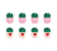 LOLIPPYY Protector de Cable para Cargador en Forma de Cactus Adorable de PVC, 8 Piezas Buena Durabilidad y Protección Completa para Cables de Datos y Carga