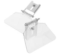 LOLIPPYY Protector Ocular Transparente para Amoladora de Banco Escudo Plástico Pequeño Set 2 Lentes y Protector Accesorio de Blindaje para Seguridad en Trabajos de Lijado y Rectificado
