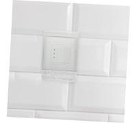 LOLIPPYY Protectora para Enchufe de Pared Resistente al Agua Diseño Antisalpicaduras para Baño y Cocina Caja Autoadhesiva Compatible con Múltiples Enchufes Protección Segura para