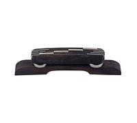 LOLIPPYY Puente de Guitarra de 4 Cuerdas para Mandolina Altura Ajustable Perillas Madera de Palisandro Color Café Accesorio Ligero y Duradero para Guitarras Acústicas y Clásicas