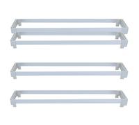 LOLIPPYY Sistema Empujador para Dispensador Automático de Bebidas de Metal Organizador de Estantes de Supermercado 400 CM Pack de 4 Unidades para Almacenamiento y Exhibición Comercial