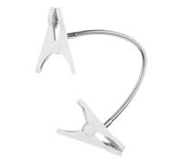 LOLIPPYY Soporte De Manicura Clip Doble Para Práctica De Uñas Herramienta De Plástico Para Mejorar Técnicas De Arte De Uñas Escritorios