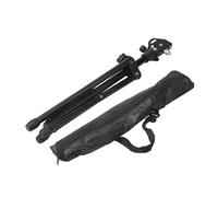 LOLIPPYY Soporte para Almohadilla de Práctica de Percusión de 8 Pulgadas Portátil Doble Cara Trípode Metálico y Bolsa de Transporte Rack Ligero y Duradero para Músicos