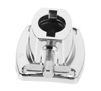 LOLIPPYY Soporte para Platillos de Caja y Bombo de Metal Plata con Regulación Adaptable y Base Estable para Batería en Diversos Escenarios Profesionales