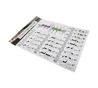 LOLIPPYY Tabla de Acordes para Principiantes de Flauta, Póster de Práctica Guía de Dedos, Cuadro Útil para Entrenamiento y Aprendizaje de Flauta, Accesorio para Músicos Principiantes