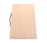 LOLIPPYY Tablero de Dibujo Portátil de Madera con Asa Metálica Superficie Lisa y Compacto para Artistas y al Aire