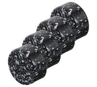 LOLIPPYY Tapas para Pedales de Guitarra Eléctrica 4 Piezas, Cubiertas Antideslizantes de 0,9' Color Tinta, Protectores para Perillas de Pedal de Efectos Compatibles, Accesorios