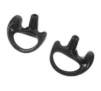 LOLIPPYY Tapones Oídos Interphone de Silicona Negra Par Reutilizable para Molde de Oído Izquierdo y Derecho Almohadillas de Goma Pequeñas Compatibles Reducción de Ruido Llamadas