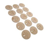 LOLIPPYY Tarjetas de Mensuales para Bebés 15 Accesorios de Fotografía de Madera Tarjetas de Crecimiento para Recién Nacidos Diseño Clásico Recuerdos del Primer Año