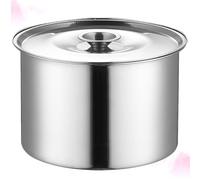 LOLIPPYY Tarro de Condimentos de Acero Inoxidable de Grado Alimenticio 12 CM con Tapa Contenedor para Sal y Especias Recipiente para Almacenamiento en Cocina Hogar Restaurante y Hotel