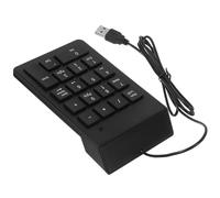 LOLIPPYY Teclado Numérico Mecánico USB de 19 Teclas para Portátil, Compacto y Duradero, Conexión Estable para Finanzas y Banca, Portátil y Resistente al Desgaste, Color Negro Elegante
