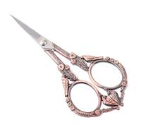 LOLIPPYY Tijeras Vintage de Costura con Diseño Acero Inoxidable Resistente la Corrosión Tijeras para Bordar y Accesorios de Sastrería para Cortar Hilos y Artesanía