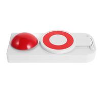 LOLIPPYY Timbre de Respuesta para Juegos de Trivia Sonido, Botón Interactivo Rojo sin Batería, Timbres para Actividades y Concursos en Aula, Juego Educativo