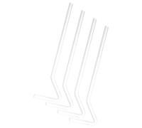 LOLIPPYY Varillas de Vidrio para Esparcir Células 6 MM Diámetro Kit de 4 Unidades Reutilizables Accesorios para Laboratorio Biológico y Cultivo Celular Difusión Precisa en Placas Petri