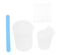 LOLIPPYY Vasos Medidores Multifunción para Líquidos y con Varilla Agitadora Tazas Mini para Resina y Bricolaje para Laboratorio y Cocina Reutilizable