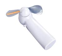 LOLIPPYY Ventilador Portátil de Mano Mini con Luz LED Pequeño y para Escritorio y Oficina con Pilas Aaa Diseño Duradero Rojo para Verano