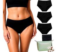 Lolita® Braguita Menstrual Paquete de 3 - Protección Higiénica Lavable con 4 Capas Absorbentes - Equivalente a 2 Tampones - Braguita Menstrual Cómoda y Ecológica para Flujo Moderado a Abundante
