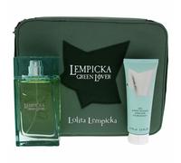 Lolita Lempicka Green Lover 3 Piece Set EDT 100ml Aftershave Gel 75 For Men