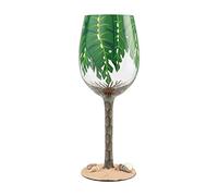 Lolita Palm Tree Wine Glass Taza, Vidrio, Varios Colores