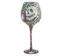 Lolita Superbling Sugar Skulls Vaso de vidrio, 22 onzas