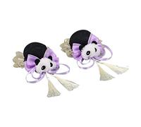 Lolitas Tocado lindo accesorio para el cabello, clip de pelo de peluche, panda, lazo, decoraciones, horquillas de 10 x 30 cm, lazos de panda, clip de panda, accesorio para mujeres y niñas